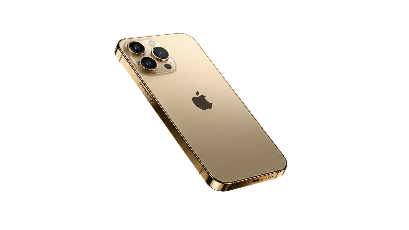 iPhone Pro premium dorado